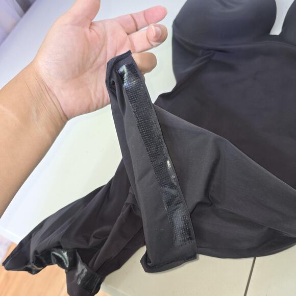 Maidenform Bodysuit Faja Womens Med Black Shapewear Tummy Control Slip Lingerie - Picture 5 of 7